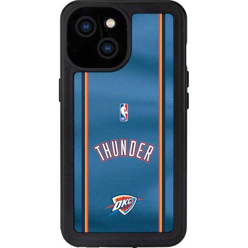 NBA Oklahoma City Thunder Jersey iPhone 15 Waterproof Case